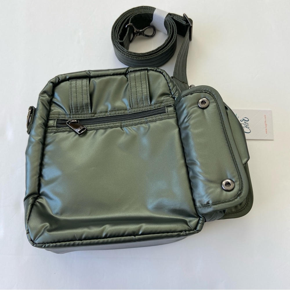 Lug Olive Green Flapper SE Crossbody Bag - NWT - Picture 2 of 13